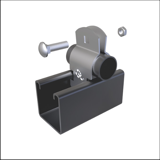 ABRAZADERA AJUSTABLE UNISTRUT 2" ZINCADA CAL 16