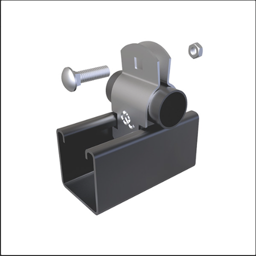 [CAA-2Z] ABRAZADERA AJUSTABLE UNISTRUT 2" ZINCADA CAL 16